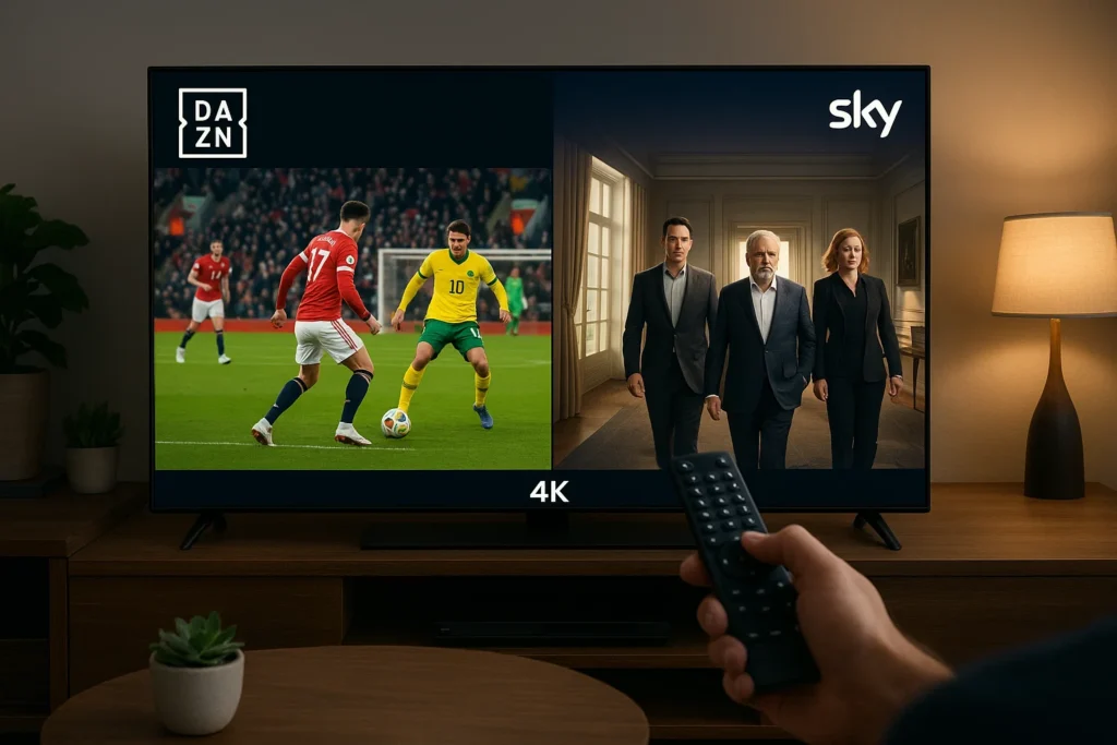 IPTV Anbieter Sky DAZN