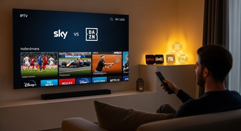 IPTV mit DAZN und Sky