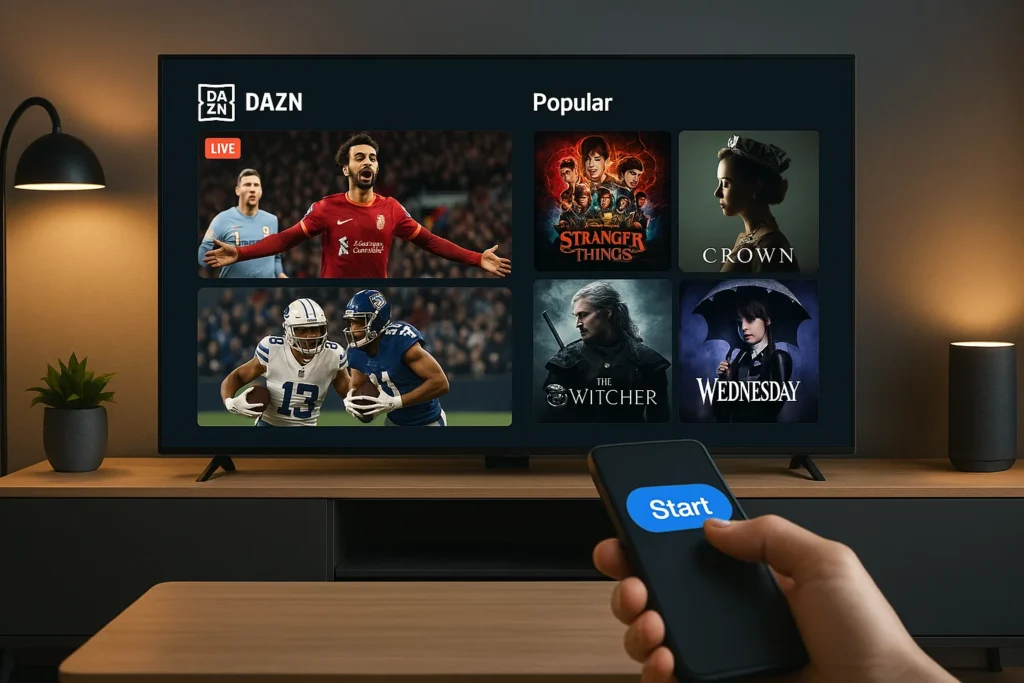 smart iptv dazn