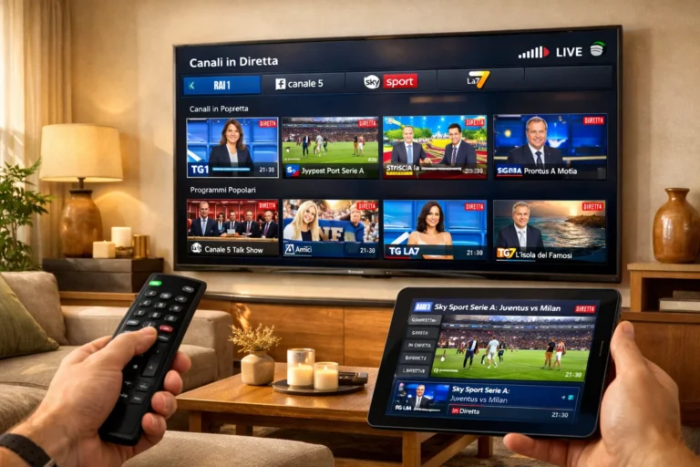 Italia IPTV – Italienische TV Sender live & zuverlässig schauen